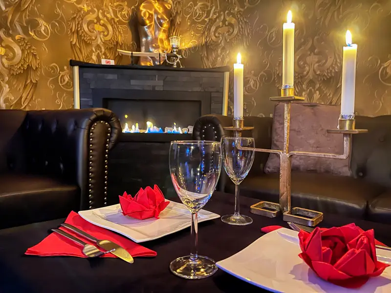 Candlelight dinner for two